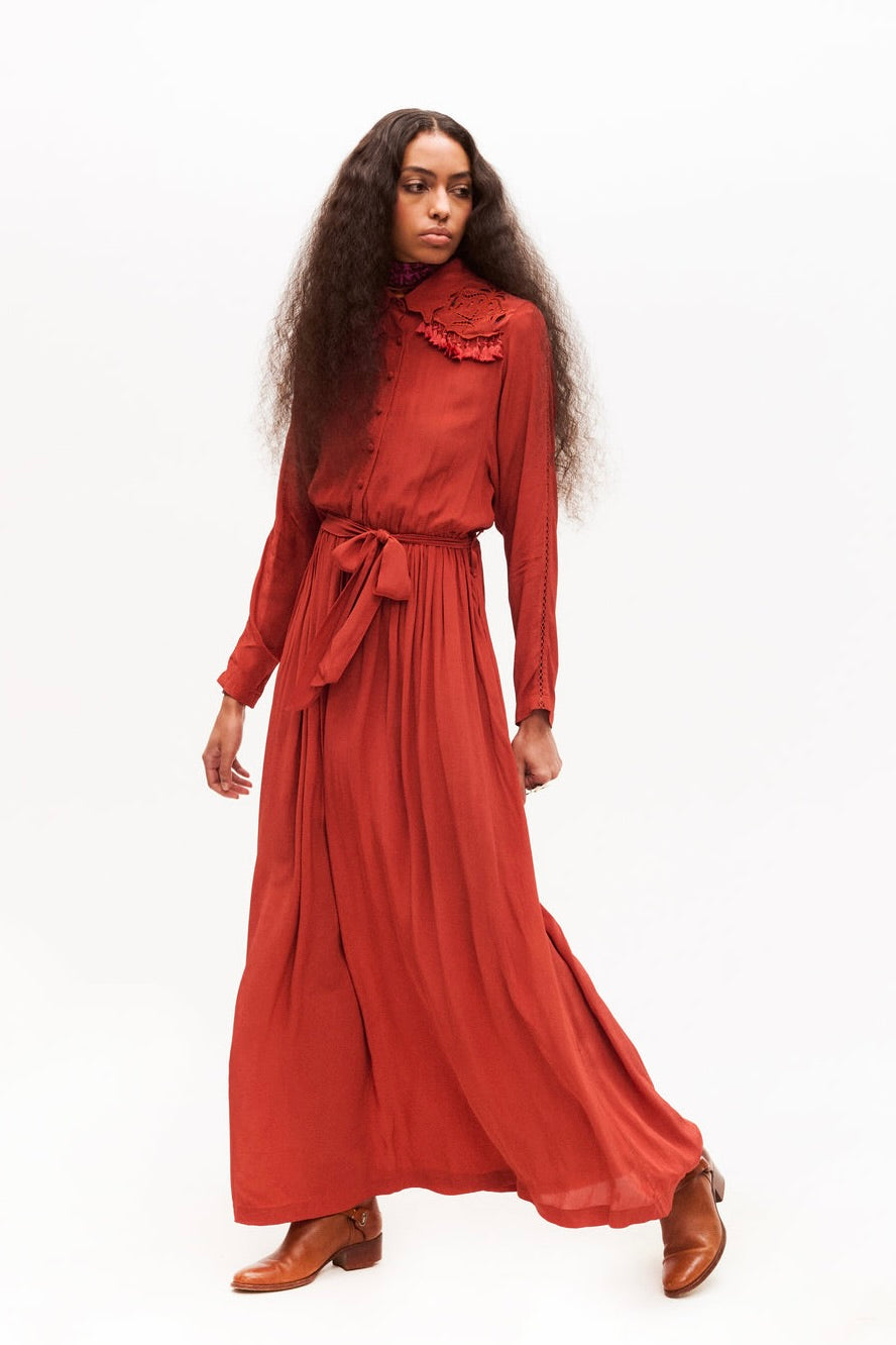 Tassel Cumbre Peach Dress