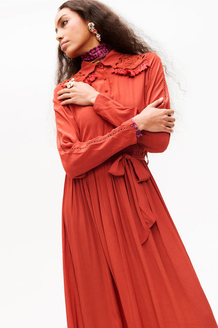 Tassel Cumbre Peach Dress