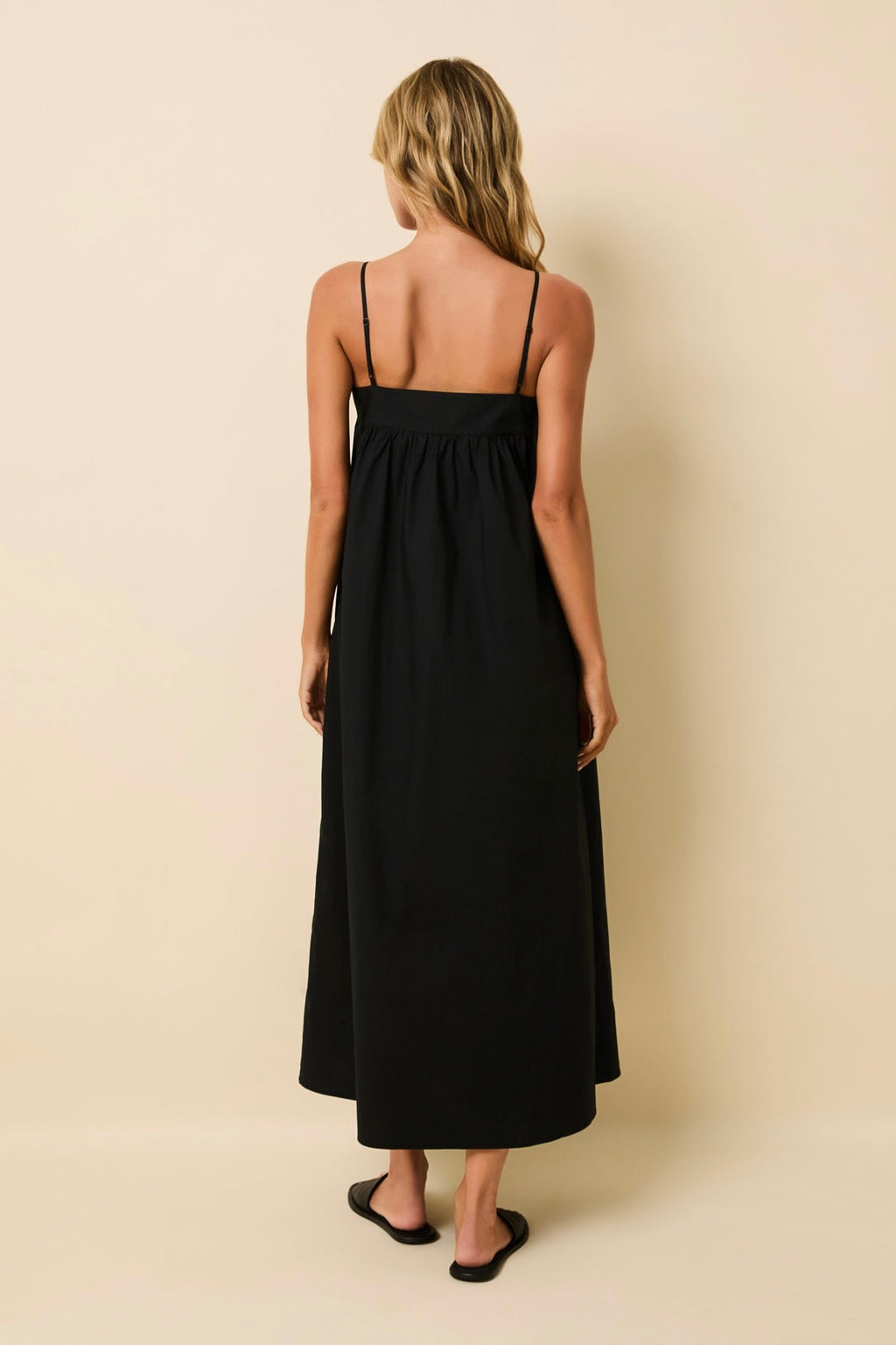 Cotton Multi Color Button Dress