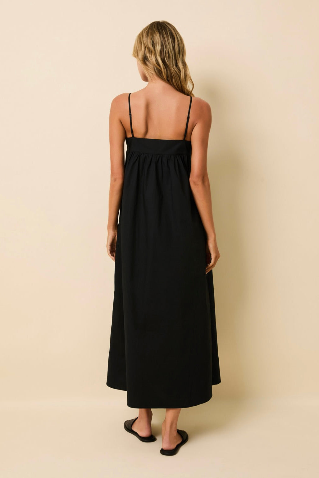 Cotton Multi Color Button Dress