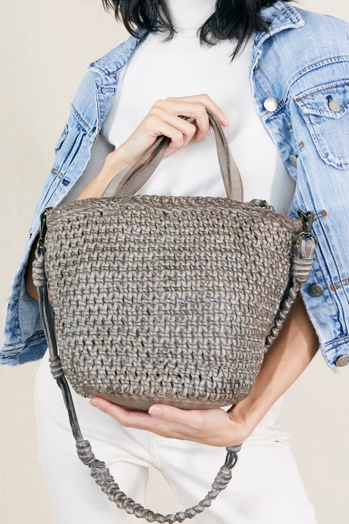 Neela Leather Crossbody Bag