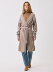 Merino Open Cardi With Belt