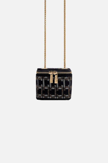 Mini Box Bag - Solid Black