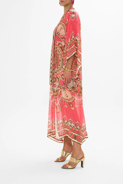 Kimono Layer With Collar - Shell Games