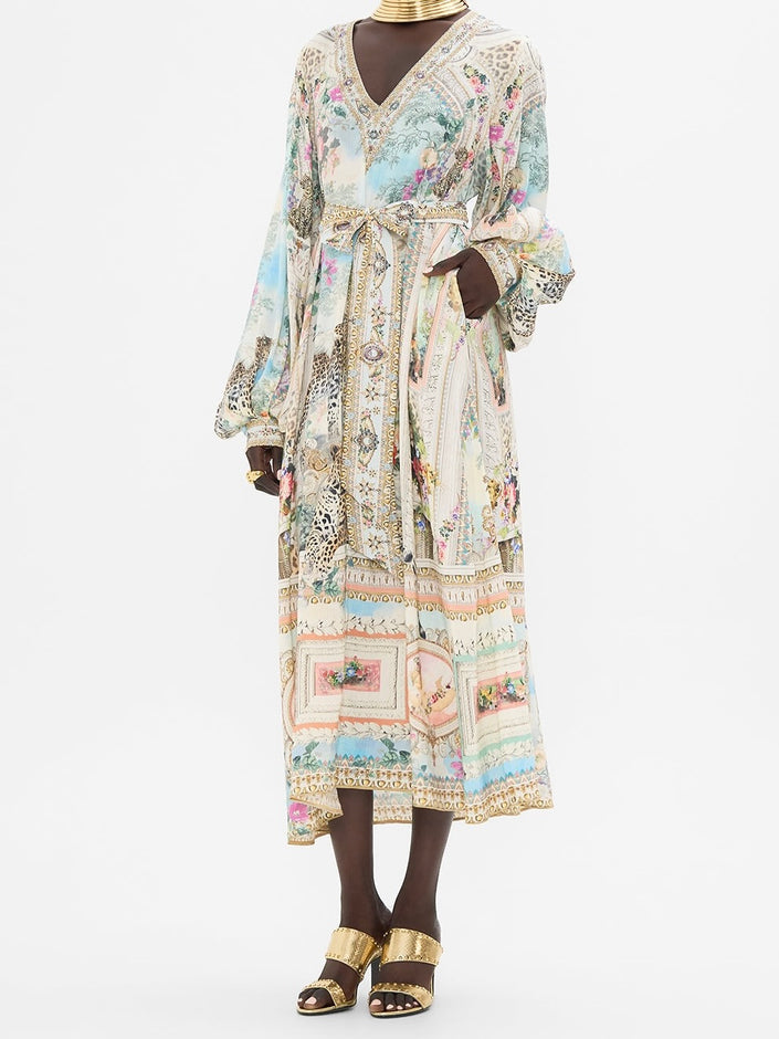 Blouson Sleeve Trapeze Dress - We Always Have Alexandria