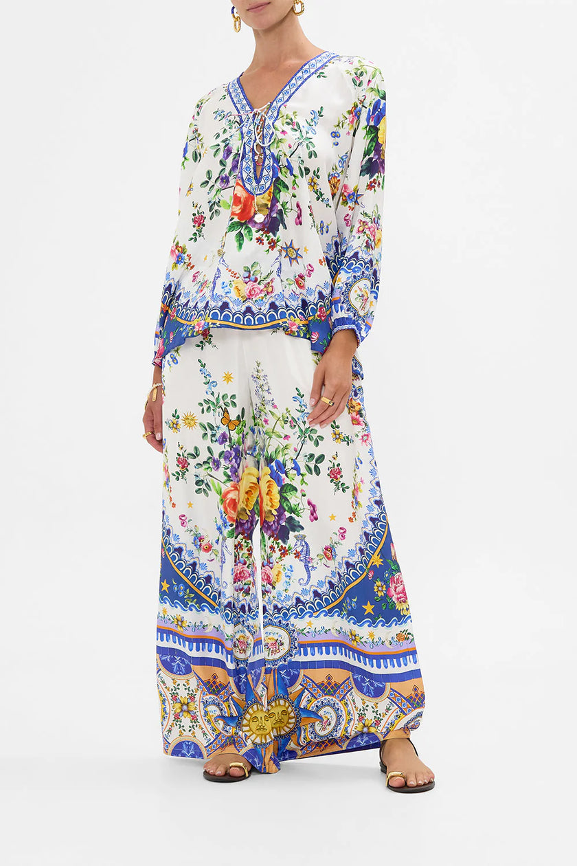 Straight Leg Pant - Tiles Darls