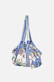 Drawstring Bow Beach Bag - Tiles Darts