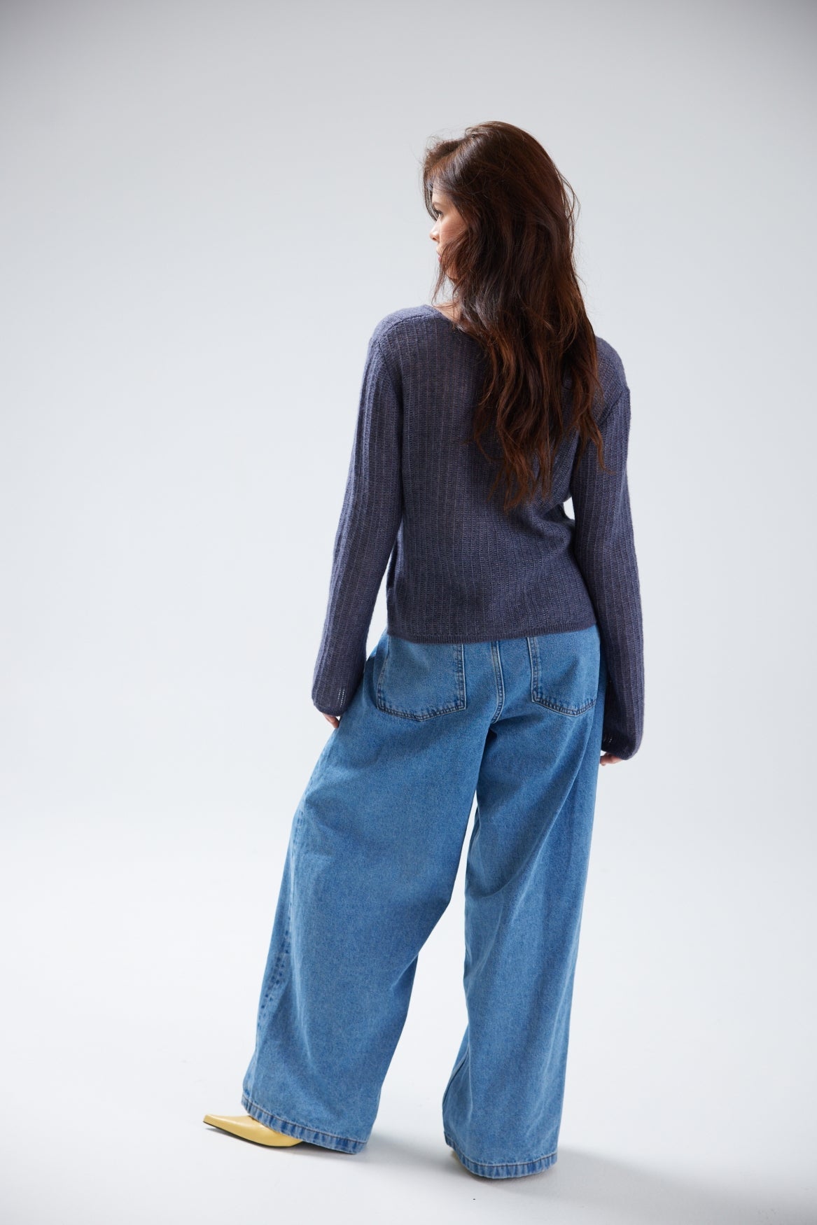 Cashmere Stich Loose Fit Cardi