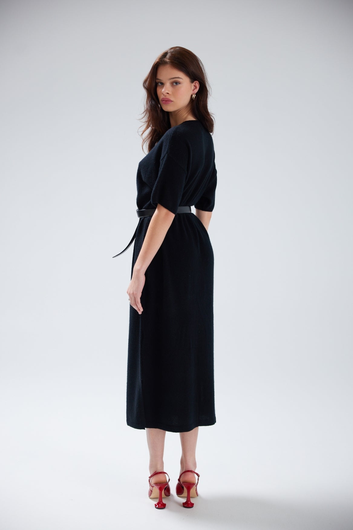 Cashmere Midi Tee Dress