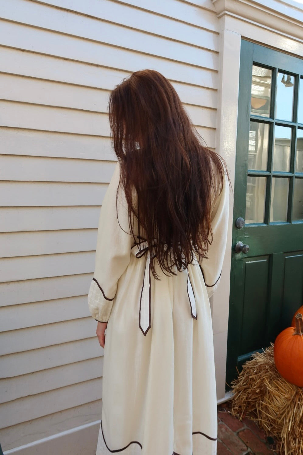 Classic Wrap Dress With Hem Detail