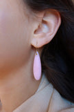 14k Teardrop Peruvian Opal Earrings