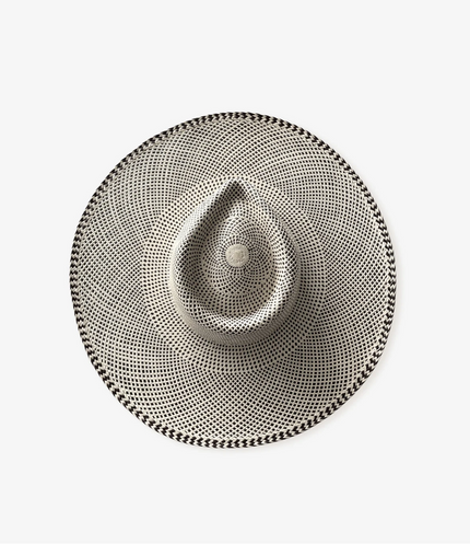 100% Straw Two Tone Classic Sunhat