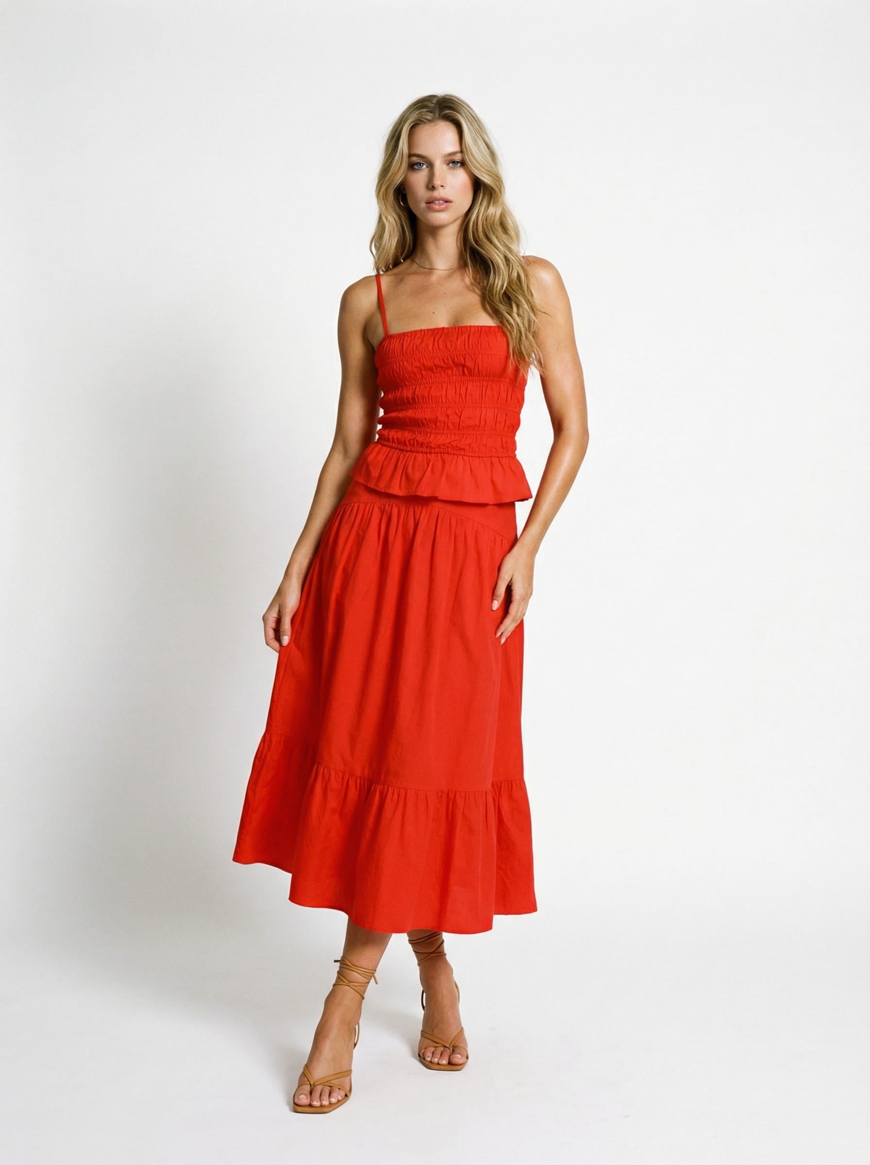 The Indra Skirt - Habanero