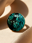 14k Hubei Turquoise Ring - 7