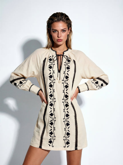 Classic Embroidered Dress